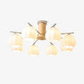 Ezoror Nordic Art Flower Buds Glass Ceiling Lamp