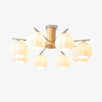 Ezoror Nordic Art Flower Buds Glass Ceiling Lamp