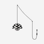 Flowerpot Plug In Pendant Lamp - image 1