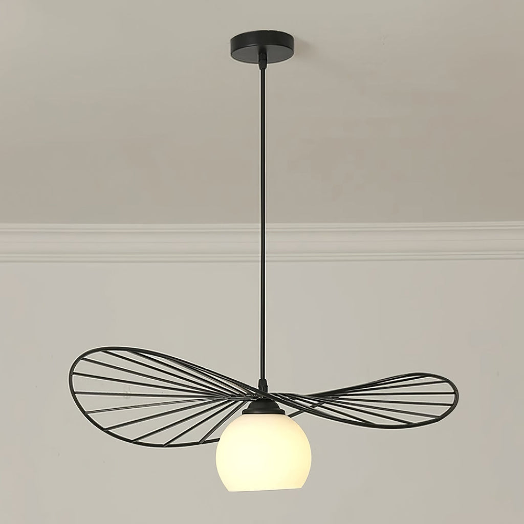 Fluora Hat Pendant Lamp Wire Sculptural