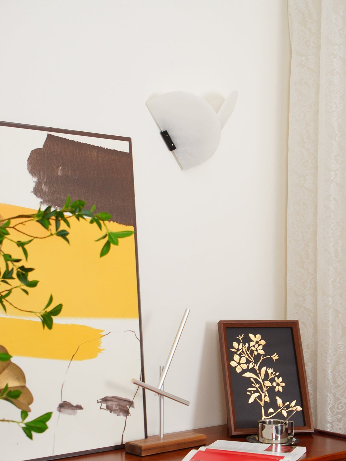 Cevelaris Heart Alabaster Wall Light