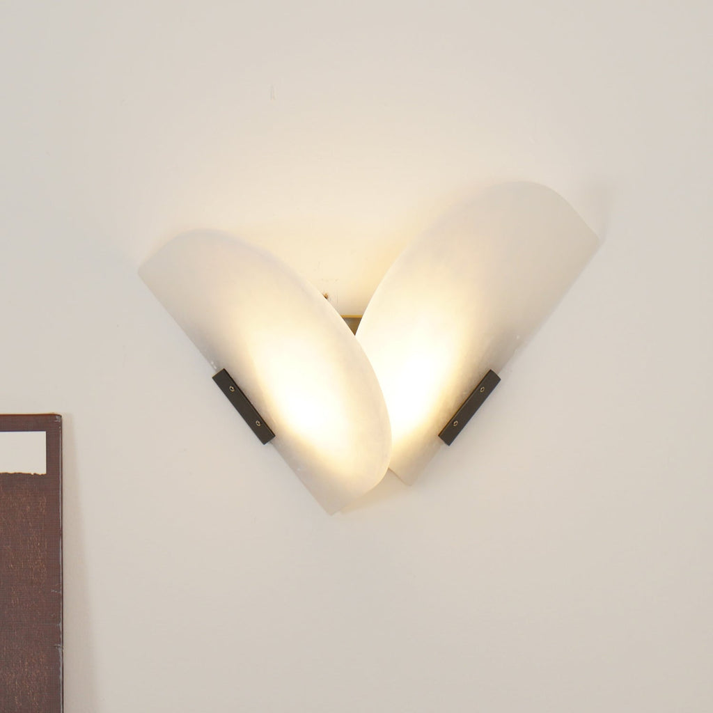 Cevelaris Heart Alabaster Wall Light