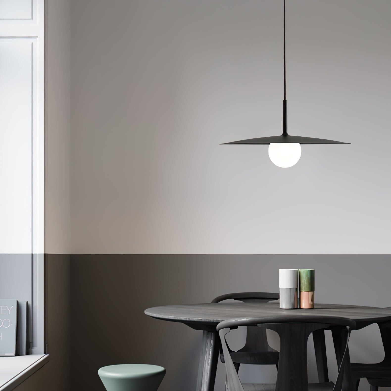 Lustra Pendant Lamp Plate Shade for Living Room