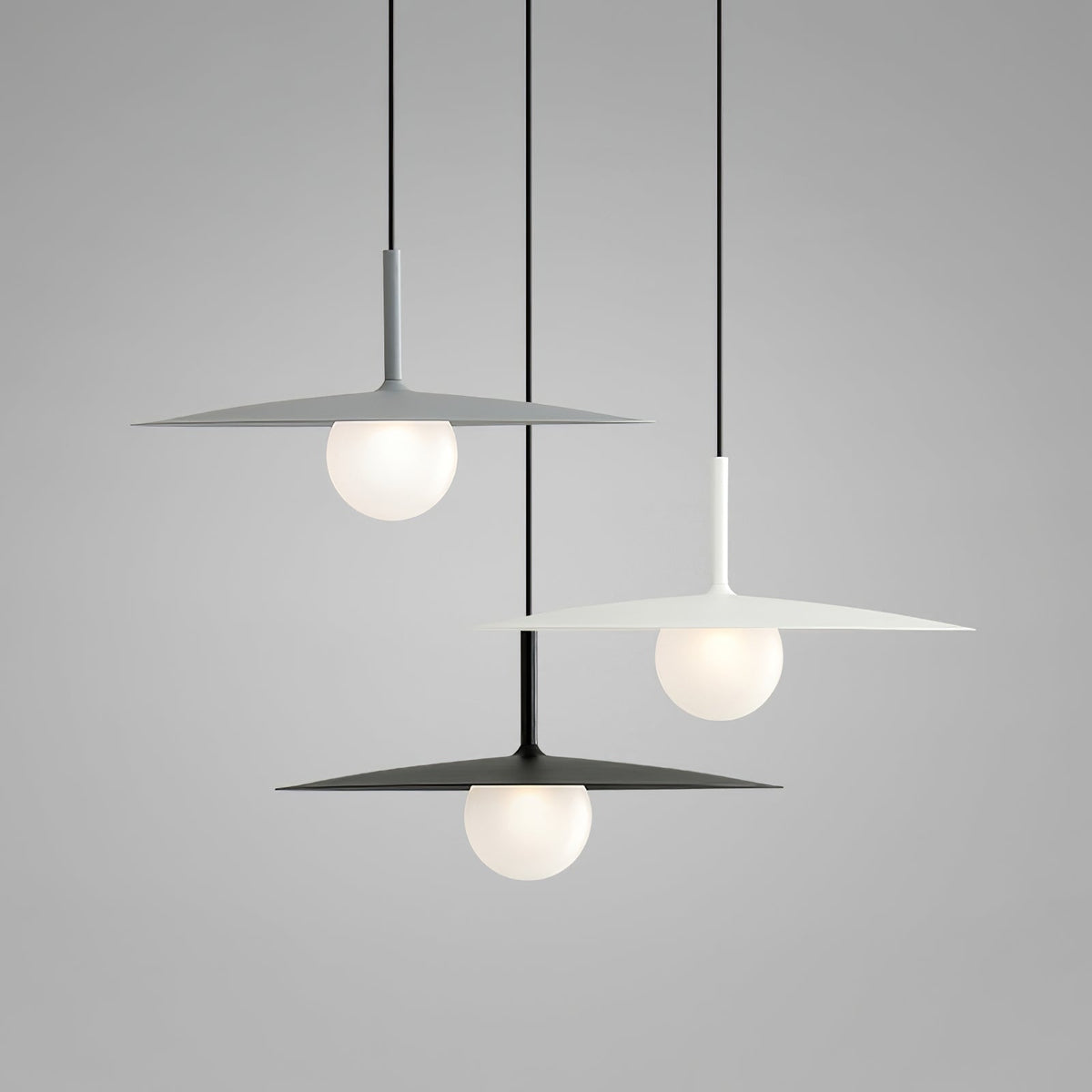 Lustra Pendant Lamp Plate Shade for Living Room