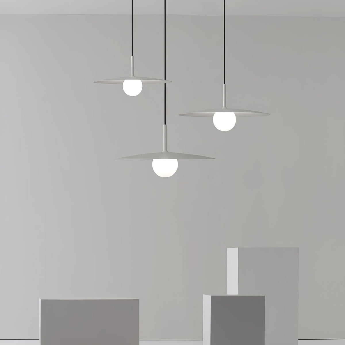 Lustra Pendant Lamp Plate Shade for Living Room