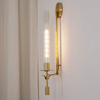 Kristy Glass Indoor Wall Lamp Farmhouse