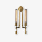 Kristy Glass Indoor Wall Lamp Farmhouse