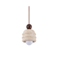 Ritta Travertine Ripple Pendant Light