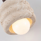 Ritta Travertine Ripple Pendant Light