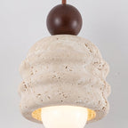 Ritta Travertine Ripple Pendant Light