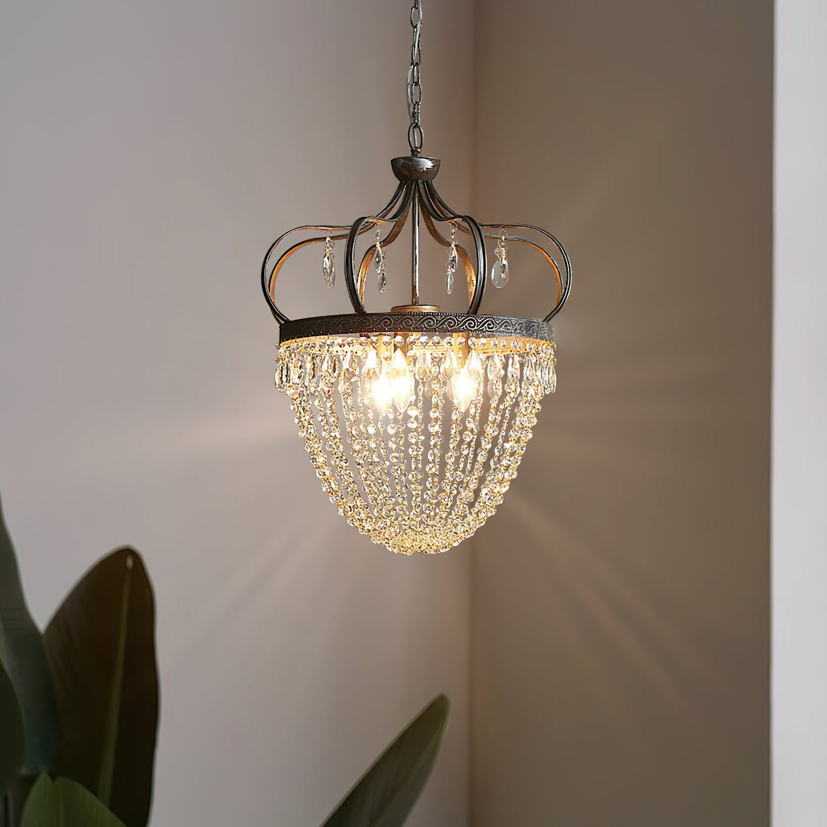 Regalia Crystal Crown Chandelier