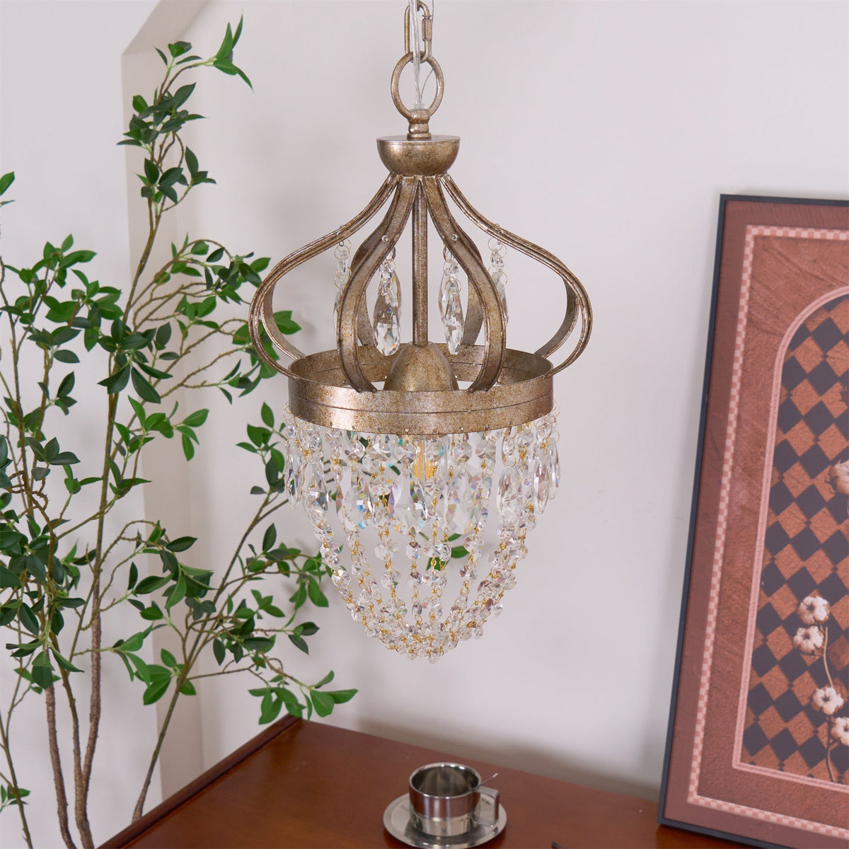Regalia Crystal Crown Chandelier