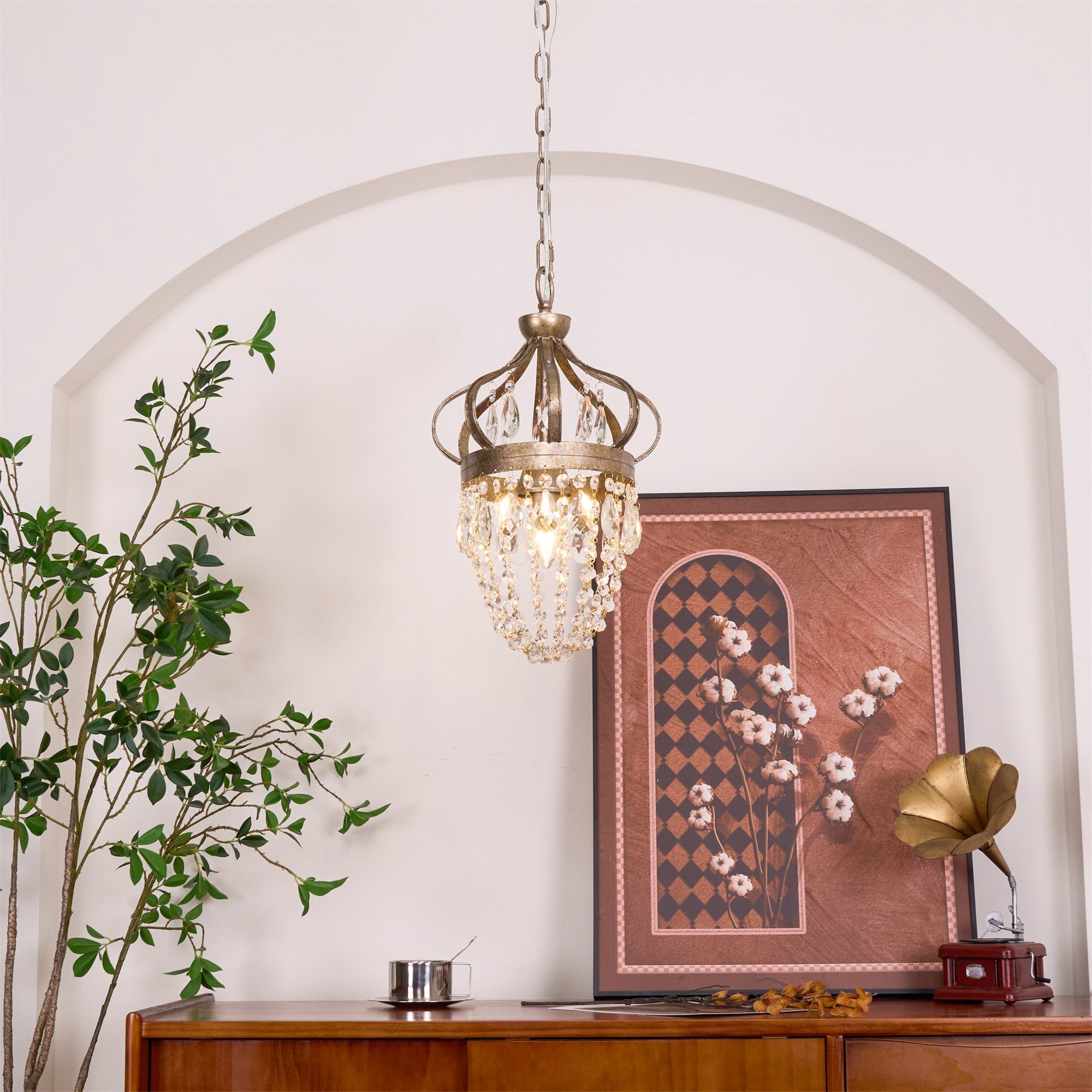 Regalia Crystal Crown Chandelier
