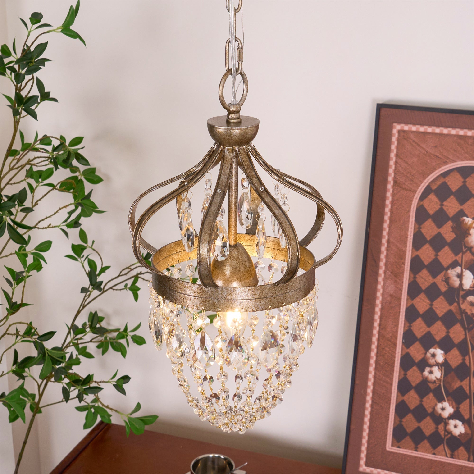 Regalia Crystal Crown Chandelier