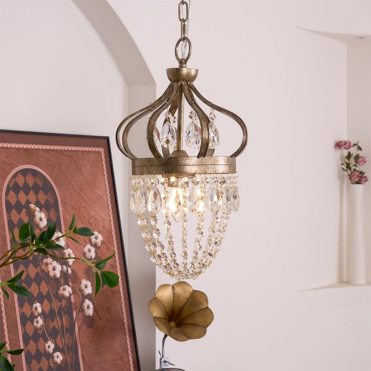 Regalia Crystal Crown Chandelier