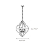 Cilorora Vintage Industrial Wood Pendant Lamp