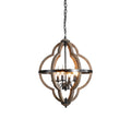 Cilorora Vintage Industrial Wood Pendant Lamp