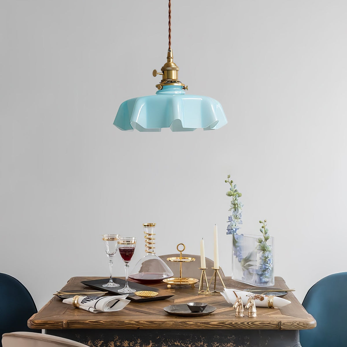 Lustra Pendant Light French Flower for Dining Room