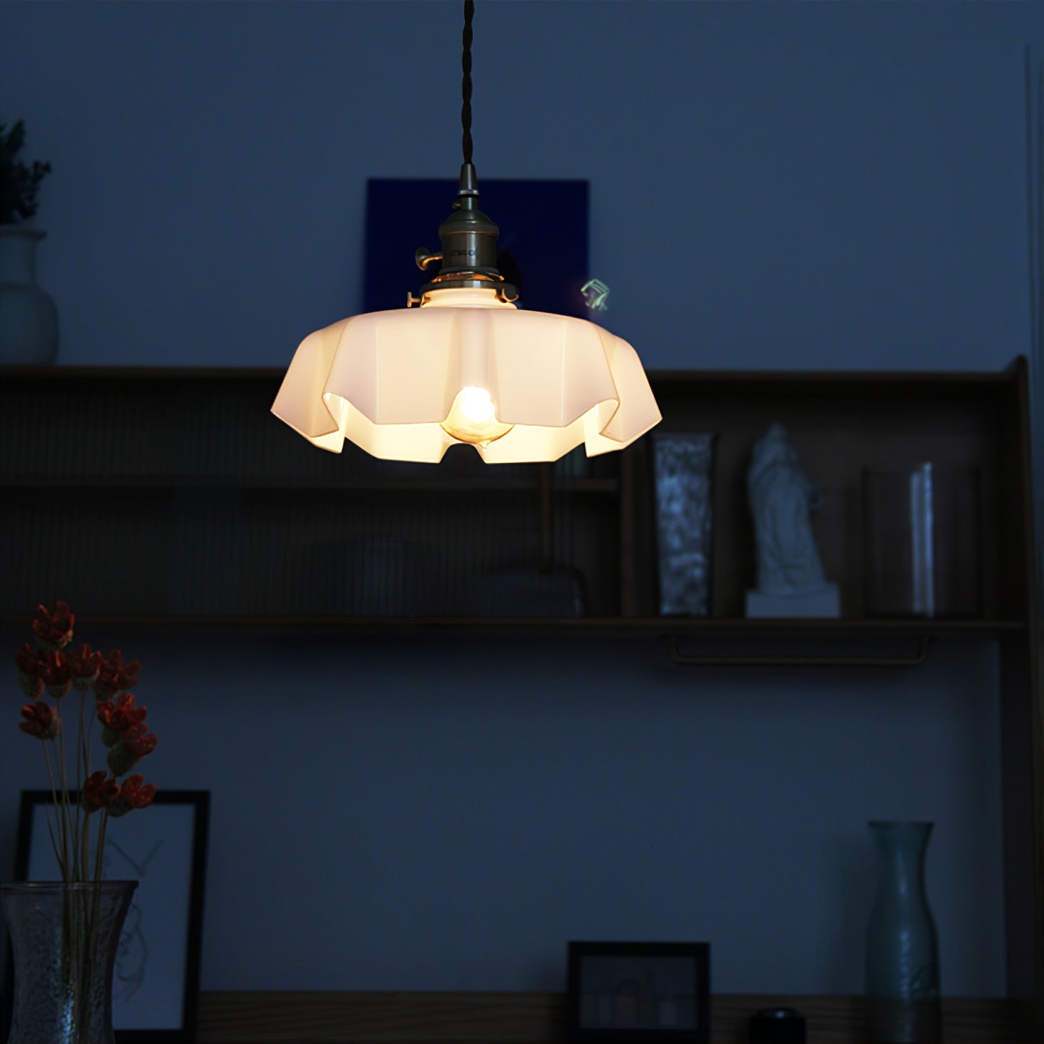 Lustra Pendant Light French Flower for Dining Room
