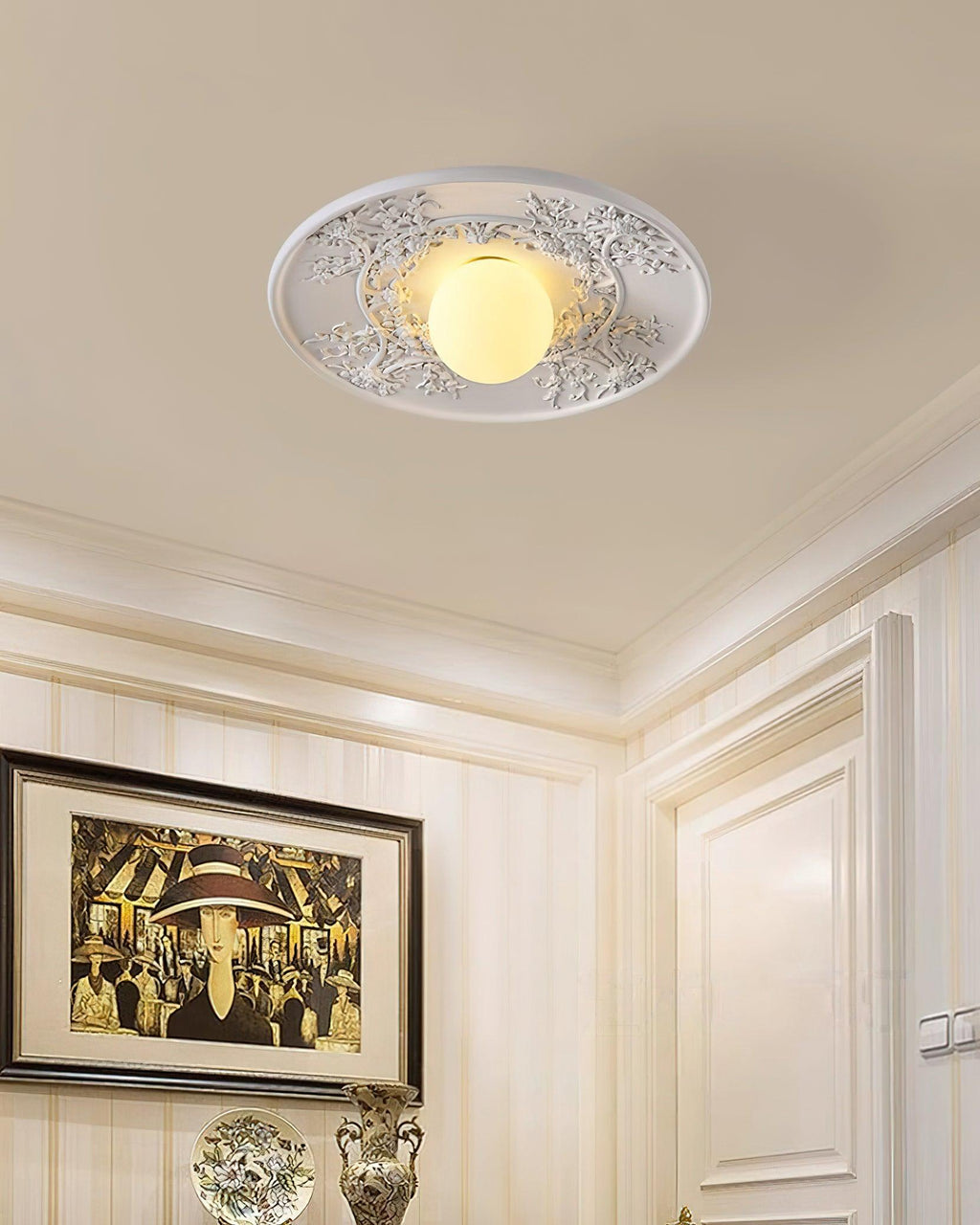 Rococo French Retro  Ceiling Light