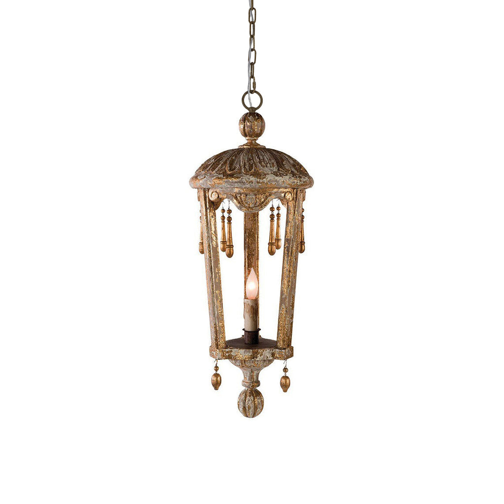 Nylire Individual Creativity Woodcarving Lantern Pendant Lamp