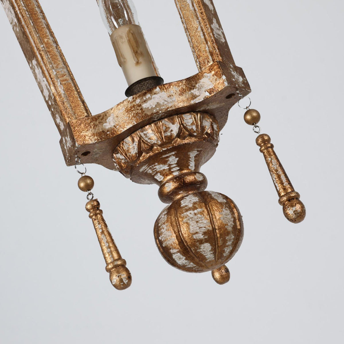 Nylire Individual Creativity Woodcarving Lantern Pendant Lamp