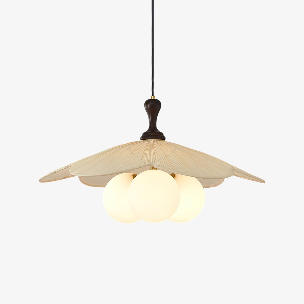 Froselia Modern Glass Wood Pendant Lamp