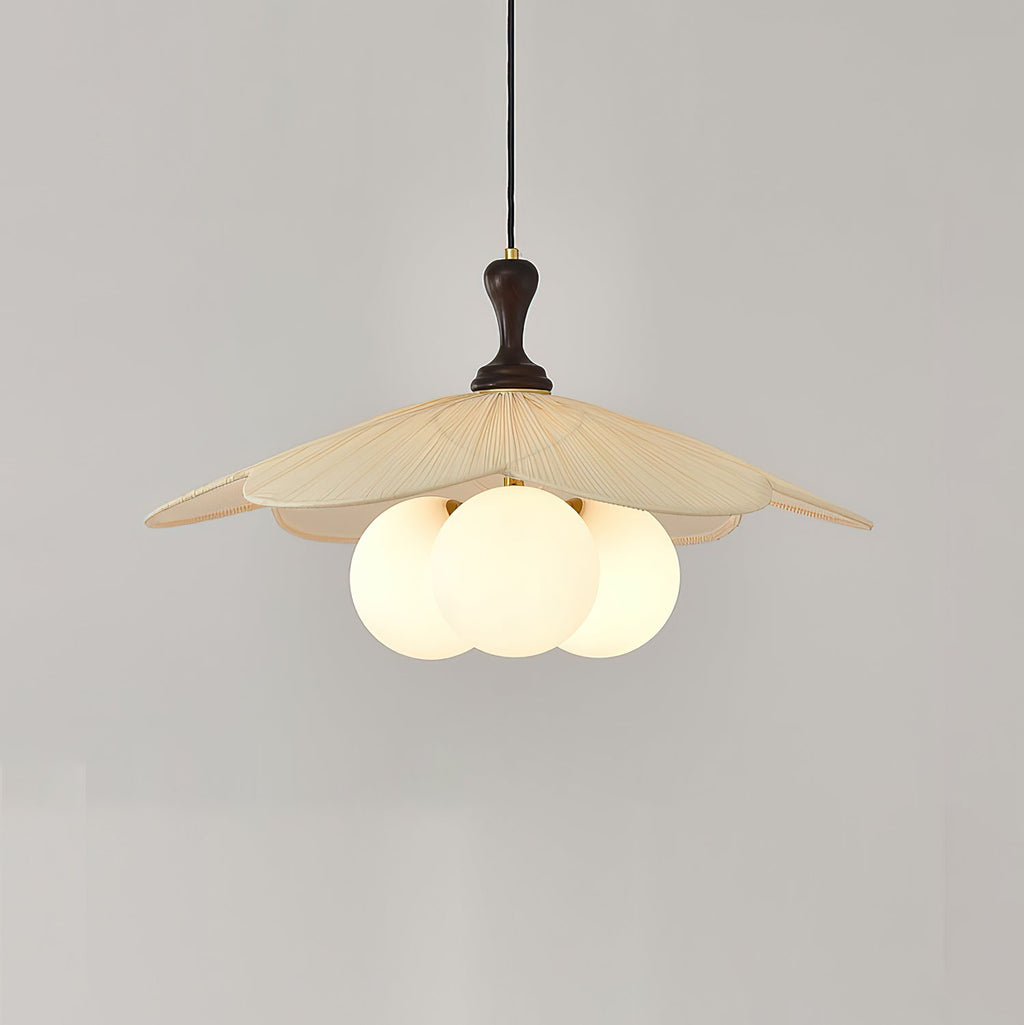 Froselia Modern Glass Wood Pendant Lamp