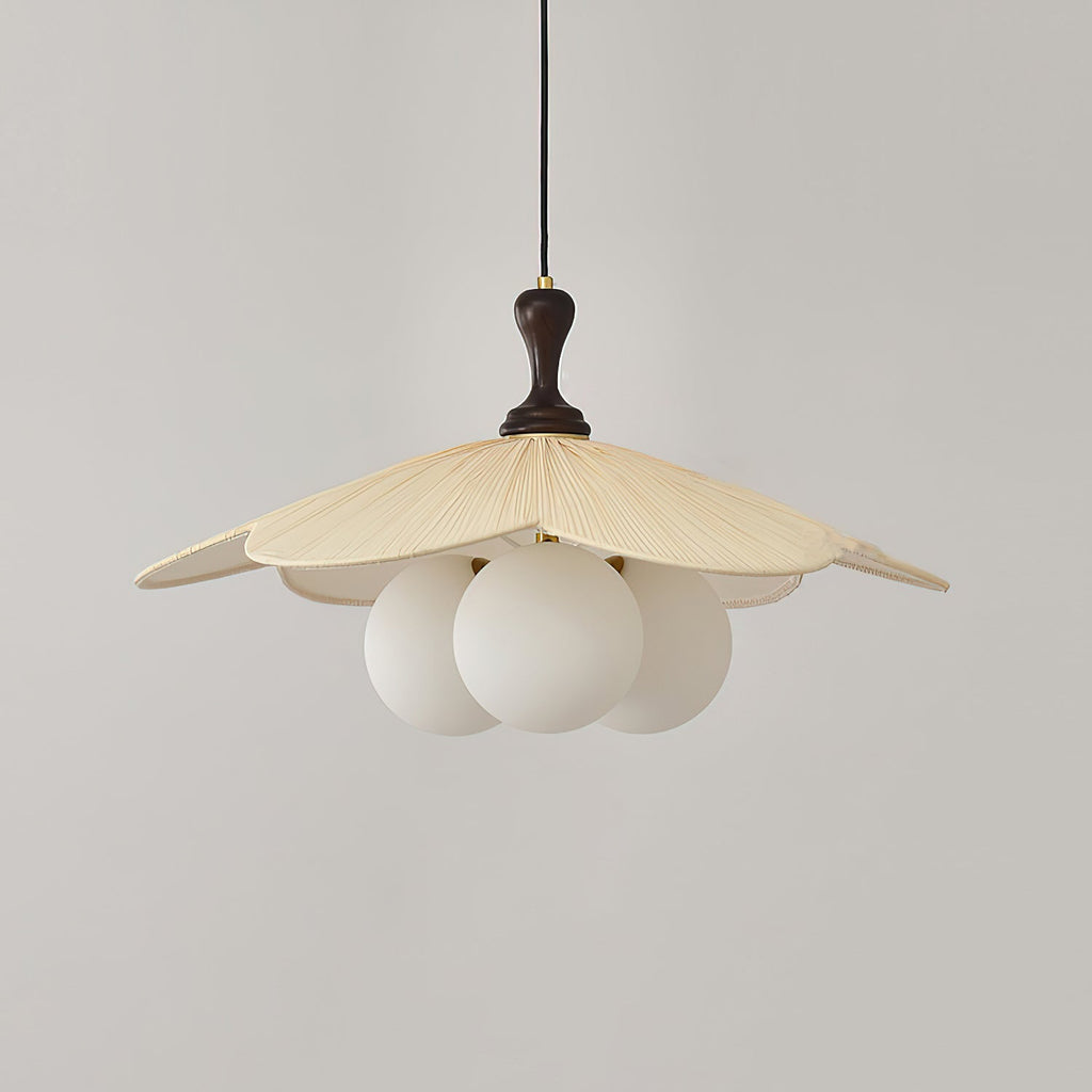 Froselia Modern Glass Wood Pendant Lamp