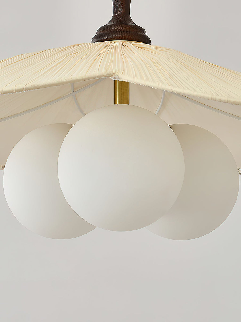 Froselia Modern Glass Wood Pendant Lamp