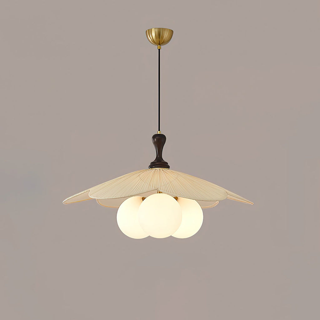 Froselia Modern Glass Wood Pendant Lamp