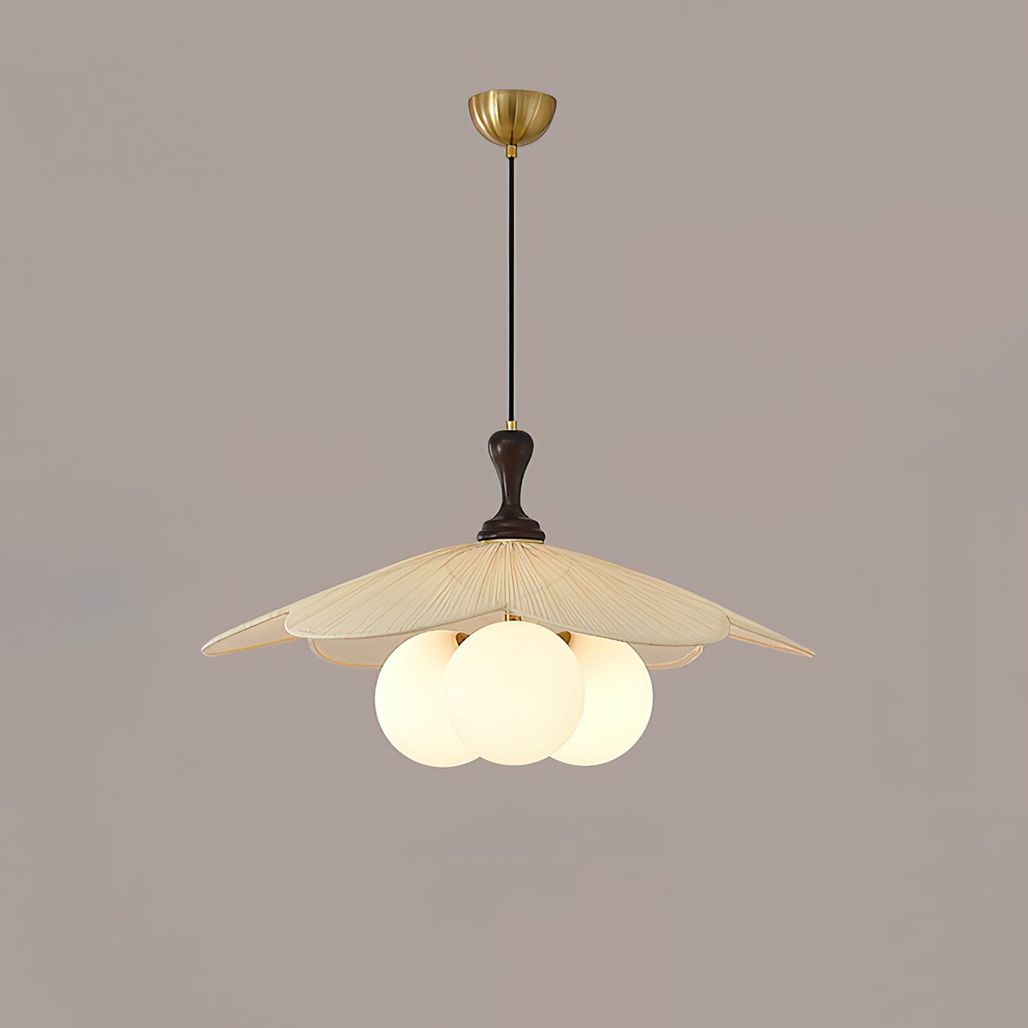 Froselia Modern Glass Wood Pendant Lamp