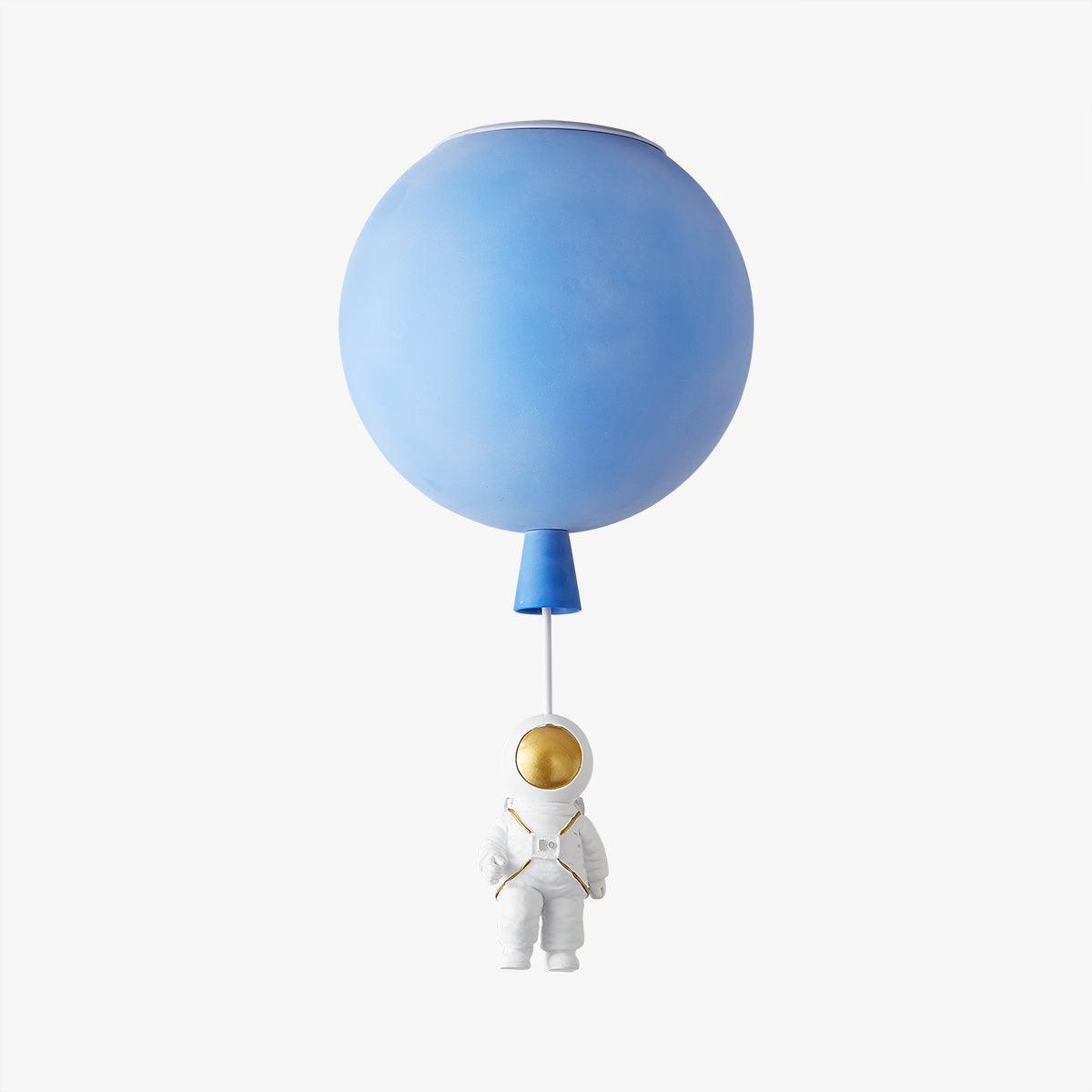 Solara Ceiling Light Acrylic Balloon Astronaut Playful Kids Room