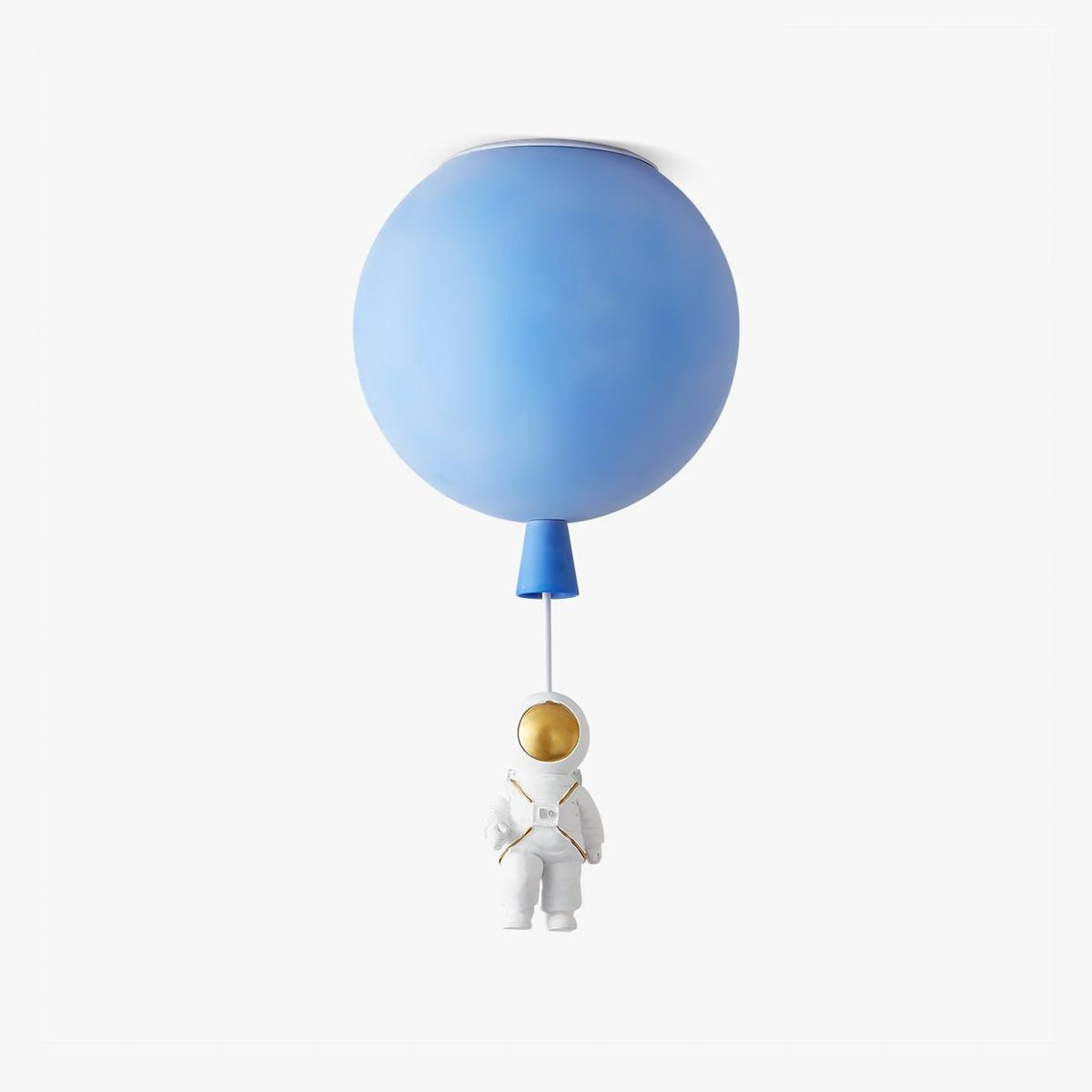 Solara Ceiling Light Acrylic Balloon Astronaut Playful Kids Room