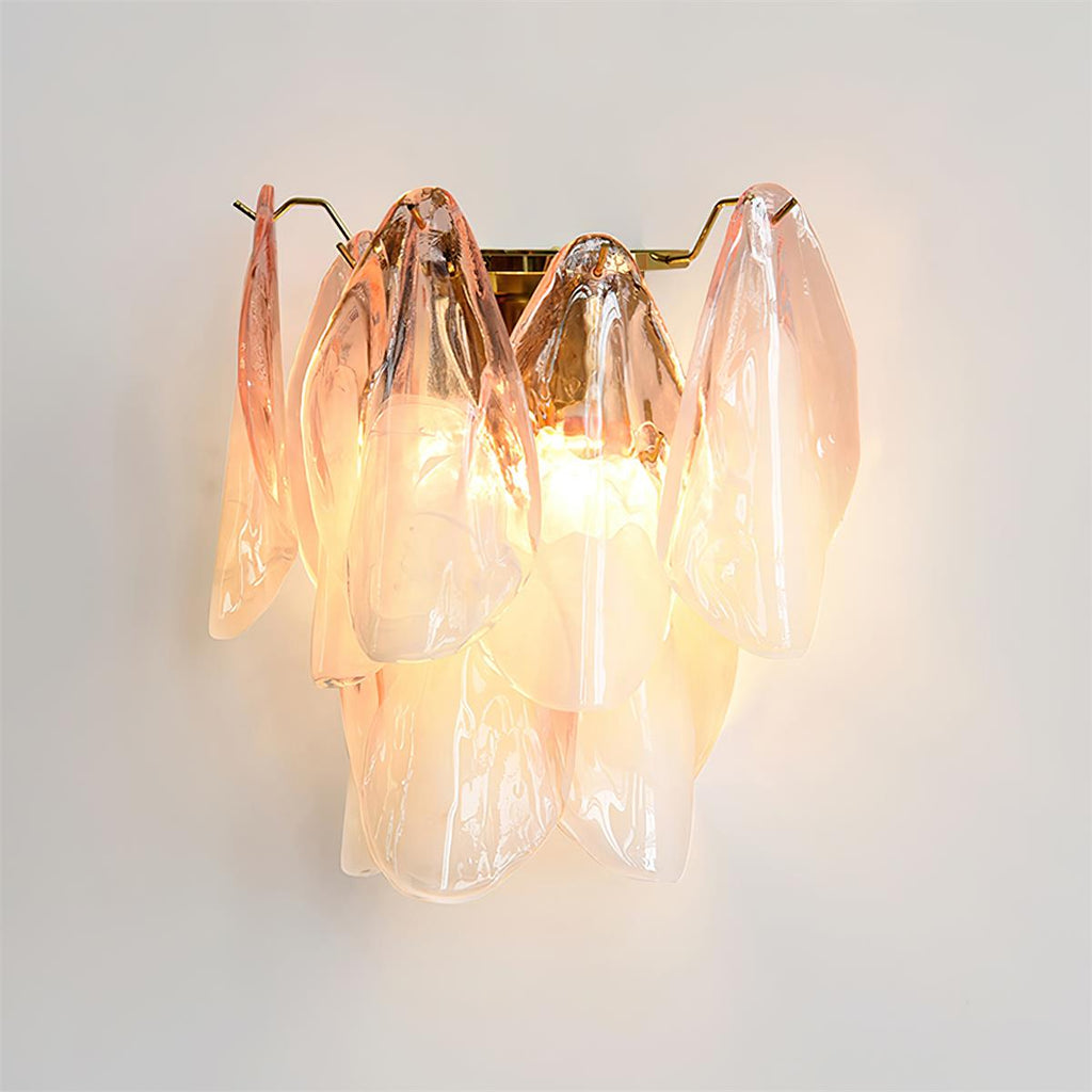Opheli Petal Glass Wall Lamp