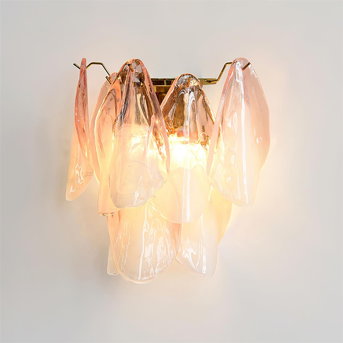 Opheli Petal Glass Wall Lamp