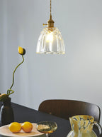 Nerithce Brass & Glass Luxurious Pendant Light