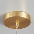 Nerithce Brass & Glass Luxurious Pendant Light
