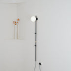 Curaeion Modern Minimalist Plug In Glass Wall Lamp