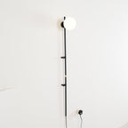 Curaeion Modern Minimalist Plug In Glass Wall Lamp