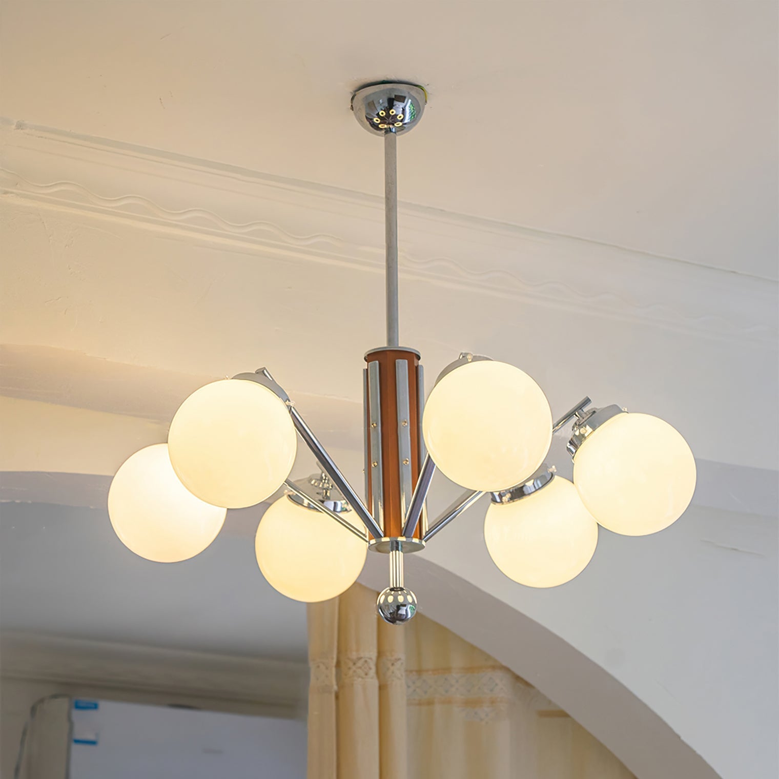 Orina  Chandelier Mid-century
