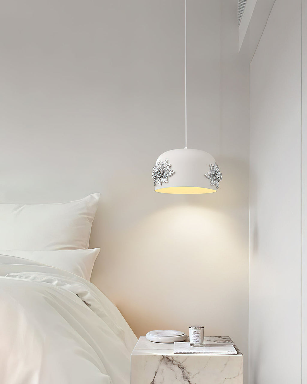Gaina Pendant Lamp Floral Drum