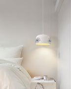 Gaina Pendant Lamp Floral Drum