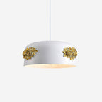 Gaina Pendant Lamp Floral Drum