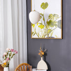 Goose Pendant Lamp Alabaster Brass Sophistication