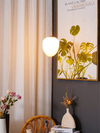 Goose Pendant Lamp Alabaster Brass Sophistication