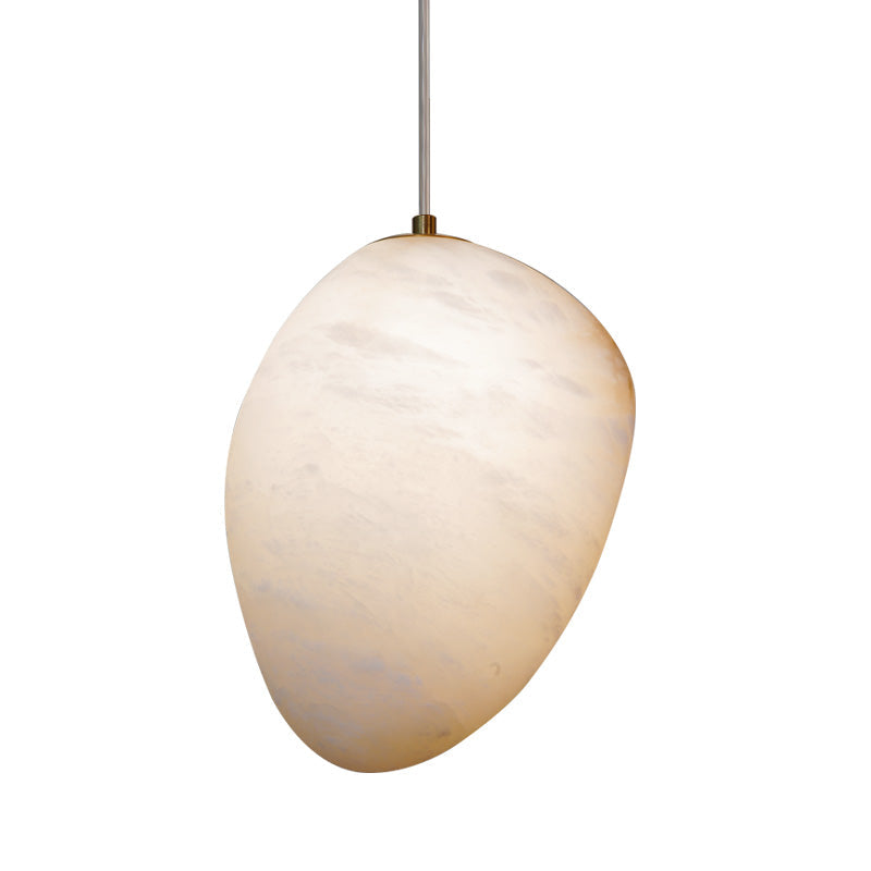 Codoriel Modern Minimalist Brass Alabaster Pendant Light