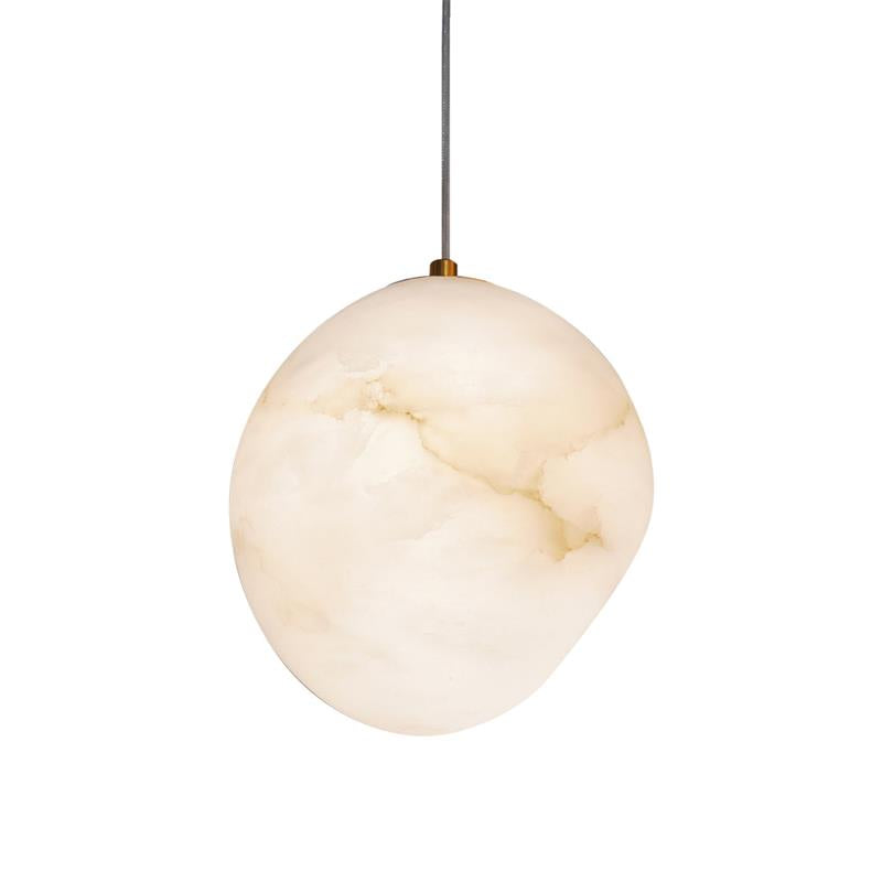 Codoriel Modern Minimalist Brass Alabaster Pendant Light