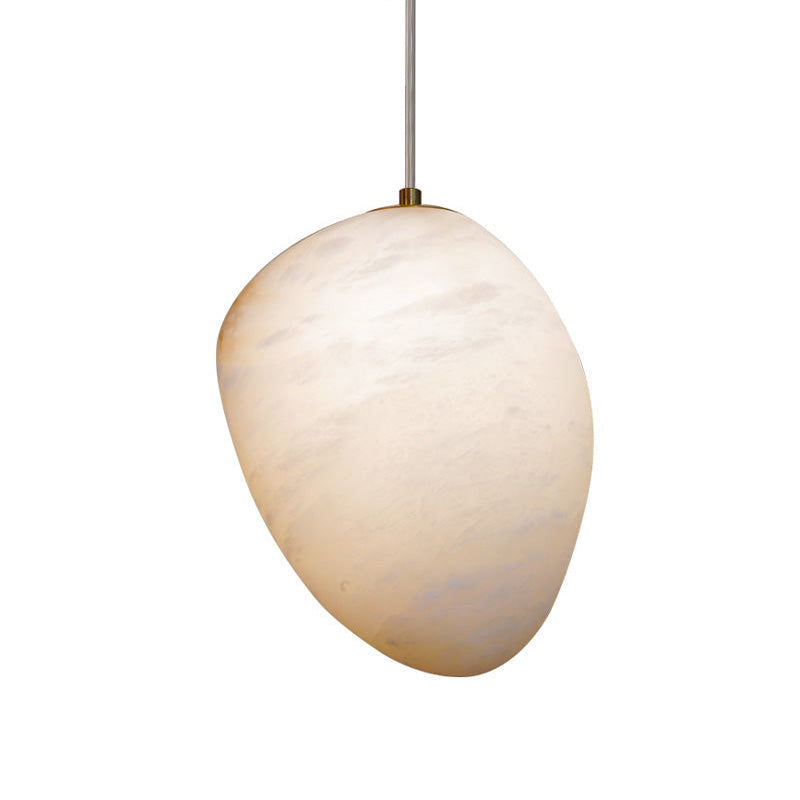 Codoriel Modern Minimalist Brass Alabaster Pendant Light