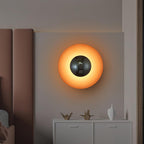 Wall Lamp Eclipse Inspired Halo Glow Modern Minimalist Art Accent